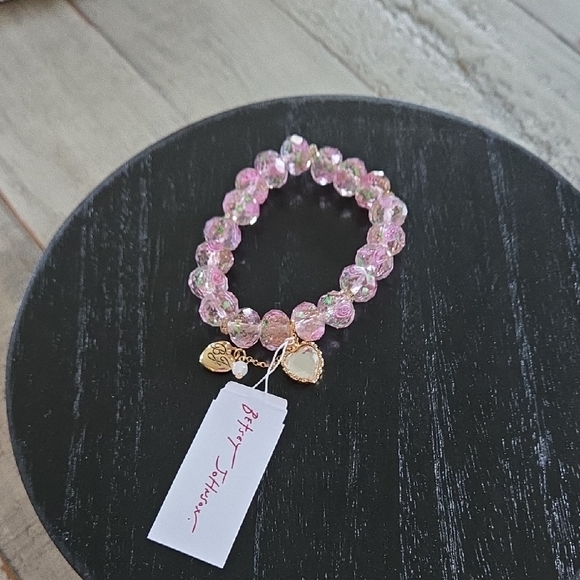 Betsey Johnson Jewelry - Betsey Johnson Pink and Gold Bracelet